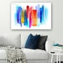 Wallity Cuadro decorativo multicolor de cristal templado 50 x 70 cm